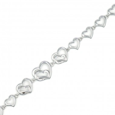 92.5 Sterling Silver Bracelet Stylish Collection for Girls & Women's